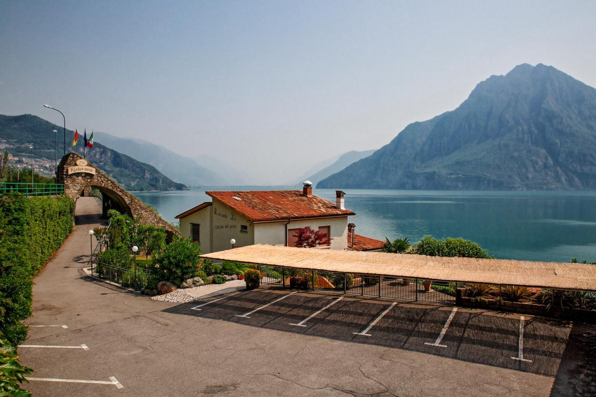 Studio Zu - Lakeside Apartment Riva di Solto Eksteriør billede